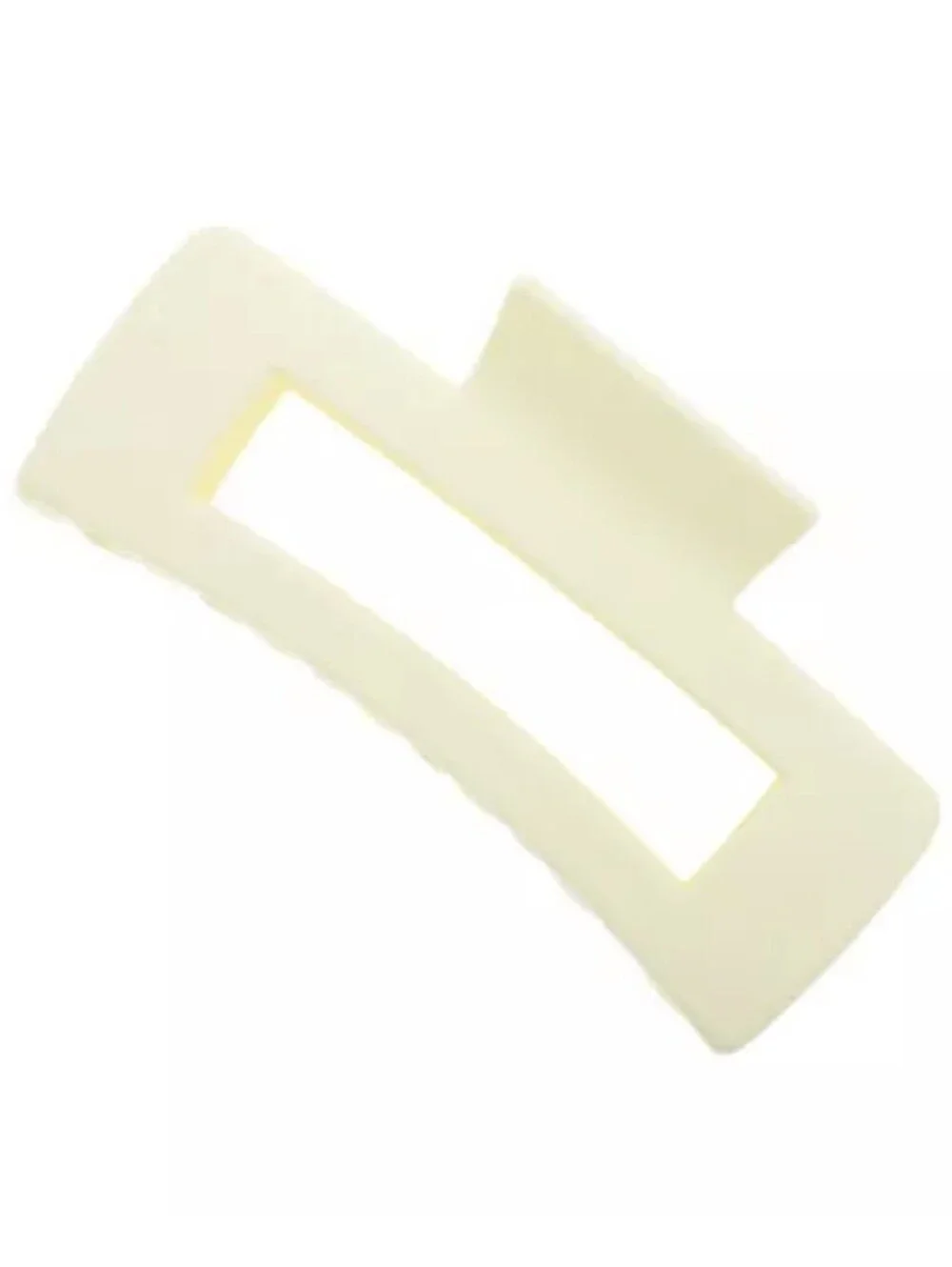 Matte Hair Claw Clip for Unisex - Stylish Grip Rectangle Frosted Hair Clip